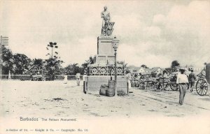 Barbados The Nelson Monument Vintage Postcard AA51148