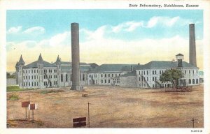 HUTCHINSON, Kansas KS   STATE REFORMATORY Prison~Penitentiary  ca1940's Postcard