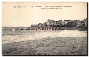 Old Postcard Parame La Pointe de Rochebonne Rochebonne Maree was high at high...