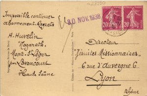 PC MISSIONARIES NIANGARA LECON D'ECRITURE BELGIAN CONGO (a28590)