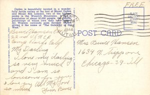 OGDEN UTAH 1944 Greetings LARGE LETTER 1944 Postcard
