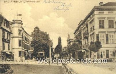 Brunnenstrasse Bad Pyrmont Germany 1909 