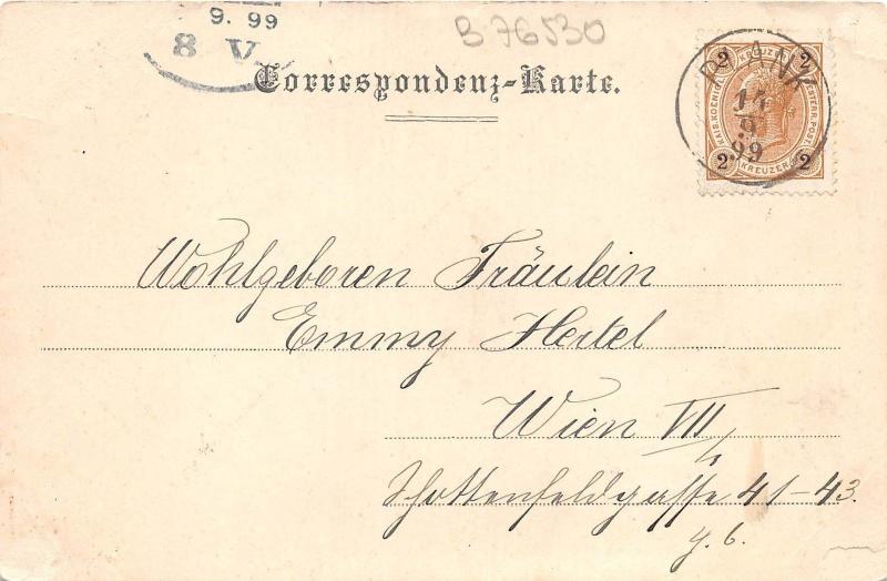 B76530 Austria NO gruss aus Plank 1899
