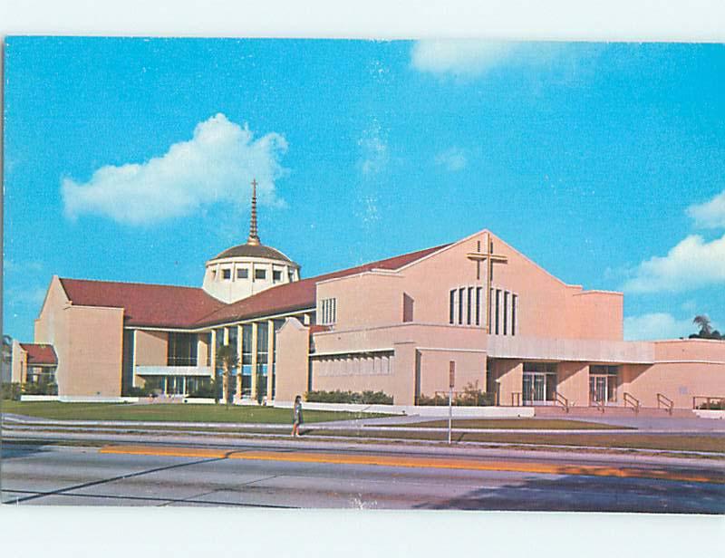 Unused Pre-1980 CHURCH SCENE St. Petersburg Florida FL L3144