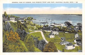 Old Mission Point And Fort Harbor View - Mackinac Island, Michigan MI