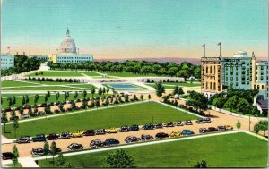 Hotel Continental Capitol Plaza Washington DC Capitol Senate Linen Postcard VTG 