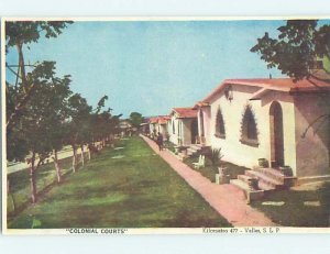 Unused Pre-1980 MOTEL SCENE Ciudad Valles Mexico hk0913