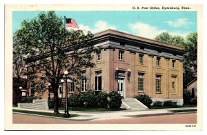 Vintage US Post Office, Dyersburg, TN Postcard