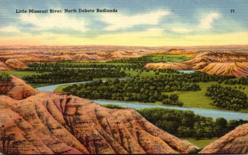 North Dakota Badlands Little Missouri River