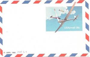 UXC20  Air Mail Postcard