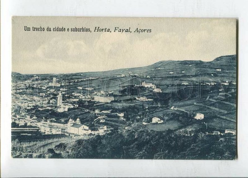 3144750 PORTUGAL Azores ACORES Horta Fayal trecho suburbios OLD