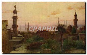 Postcard Old Wuttke Morning in Cairo Egypt egypt