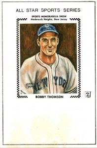 Baseball Sports Memorabilia Show Hasbrouck Heights New Jersey Bobby Thompson