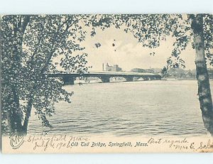 Pre-1907 BRIDGE Springfield Massachusetts MA A3452