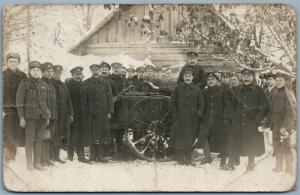 WWI GERMAN MILITARY FIELD KITCHEN ANTIQUE REAL PHOTO POSTCARD RPPC