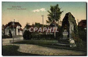 Old Postcard Essen Ruhr Mit Krupp Altenhof Denkmal