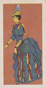 Brooke Bond Vintage Trade Card British Costume 1967 No 38 Lady's Day Dre...