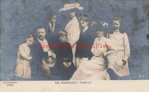 Roosevelt Family, No. B2, RPPC