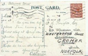 Genealogy Postcard - Knights - Westbourne House - Cromer - Norfolk - Ref  3416A