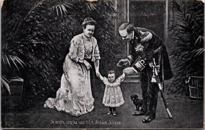 Dutch Royal Family First Steps Princes Juliana Vintage Postcard C020
