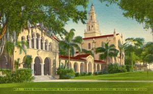 FL - Winter Park. Rollins College, Annie Russell Theatre & Knowles Chapel