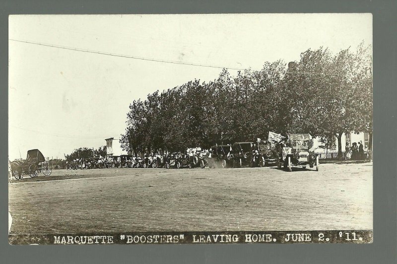 Marquette NEBRASKA RP 1911 AUTO RALLY Car Tour nr Grand Island Central City