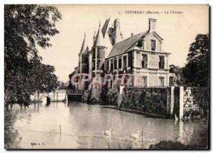 Old Postcard Esternay Marne Le Chateau