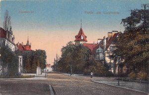 US27 postcard Germany Hannover Partie am Listertum 1919