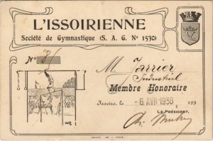 CPA ISSOIRE L'Issoirienne - Societe de Gymnastique - Small Card (1254679)