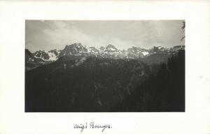 france, Aiguille Rouge, Mountain (1935) RPPC