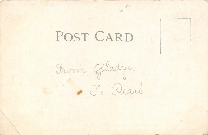 Niagara Falls New York~General View: Vignette~River Flows From Frame~1905 B&W PC