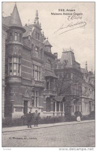 ANVERS, Belgium, PU-1907; Maisons Avenue Cogels