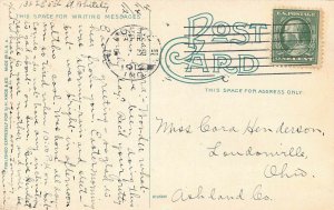 LP27    Muncie  Indiana Postcard Bear Pit McCulloch Park 