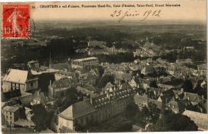 CPA CHARTRES a vol d'oisea.Panorama Nord Est-Cour d'Assies-St Paul (184469) 