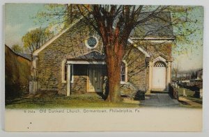 Pennsylvania Pa Old Dunkard Church Germantown c1900s Postcard S6