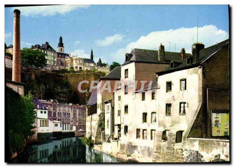 Postcard Modern & # 39Alzette Luxembourg Picturesque L In Grund