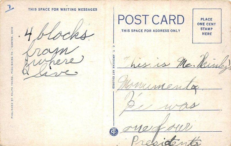 Lot187 mc kinley monument and lagoon canton ohio usa