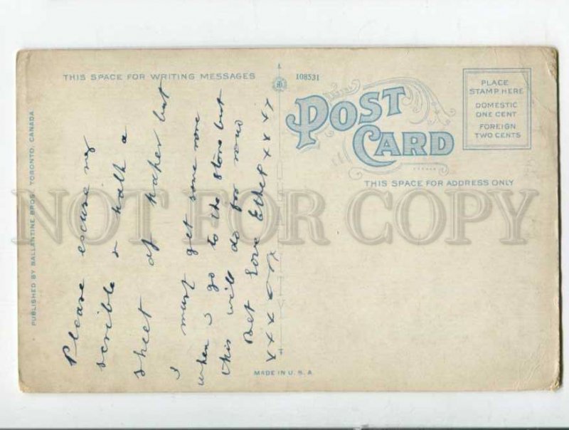 401520 CANADA TORONTO St.James cathedral Vintage postcard