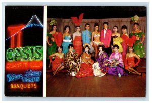 c1950's Oasis Restaurant and Night Club Honolulu Hawaii HI Vintage Postcard