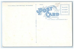 1920 Exterior View Post Office Building Willimantic Connecticut Vintage Postcard