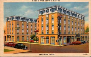Texas Harlingen Reese Wil-Mond Hotel 1961 Curteich