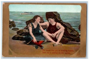 Yalesville Connecticut Postcard Couple Romance To Know The Joy Of Holding Hands