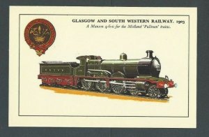 Post Card Glasgow & South Western Railway 1903 4-6-0 For Pullman Trains