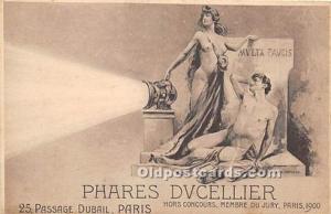Phares Dvcellier Paris 1900 Advertising Unused 