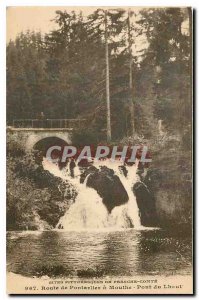 Old Postcard Franche Comte Route Pontarlier Mouthe