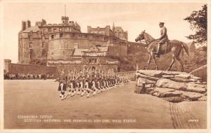 uk20236 black watch on the esplanade edinburgh  scotland military horse