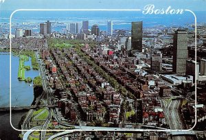 A Birds Eye View Of Boston , Massachusetts  