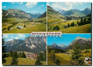 Postcard Modern Grimmialp Schwenden