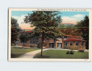 Postcard Ander Auditorium, In the Land of the Sky, Montreat, North Carolina