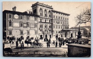 Tuscany Italy Postcard Locanda Maggiore Montecatini Terme c1910 Antique